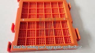 Polyurethane modular screen mesh