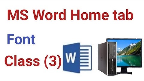 MS Word Home tab font. Microsoft office. DIT complete course in pashto