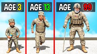 I Spent 99 YEARS in the ARMY in GTA 5!