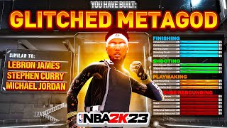THIS GLITCHED METAGOD BUILD WILL BREAK NBA 2K23! BEST DEMIGOD BUILD FOR GOING AGAINST COMP! NBA 2K23