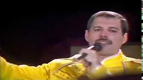 Queen - Another one bites the dust - Live at Wembley firday night