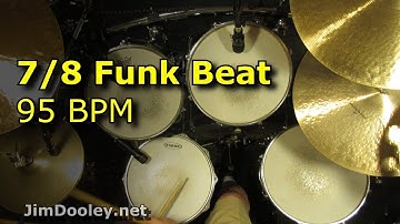 Get Creative! Funky Time Warp Drum Track In 7/8 at 95 BPM