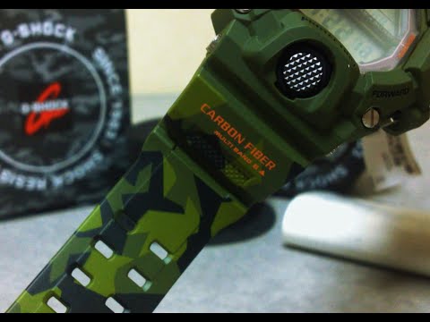 G-SHOCK GW-9400CMJ-3JR Camouflage Series RANGEMAN 2015 special (unboxing)