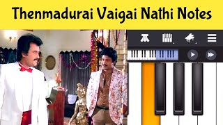 Video thumbnail of "Thenmadurai Vaigai Nadhi | Dharmathin Thalaivan | Perfect Piano Tamil Songs"