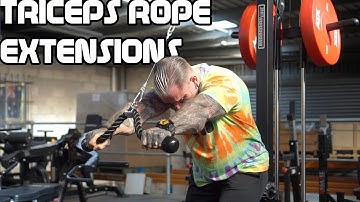 HOW TO: Triceps Rope Extensions with LEE PRIEST