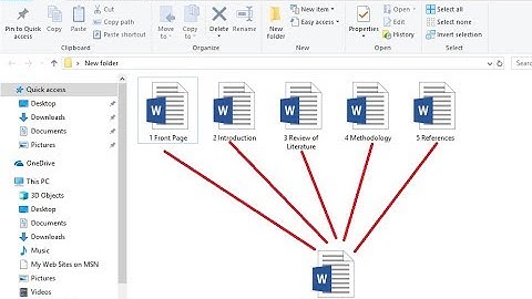 How to Merge MS Word Files Into One Document (Easy)