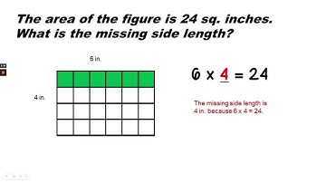 Math Grade 3 Module 4 Lesson 4 side length is the same as the number of tiles on a side