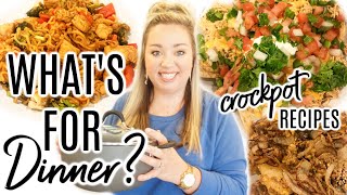WHAT'S FOR DINNER | CROCKPOT RECIPES | EASY WEEKNIGHT MEALS | JESSICA O'DONOHUE