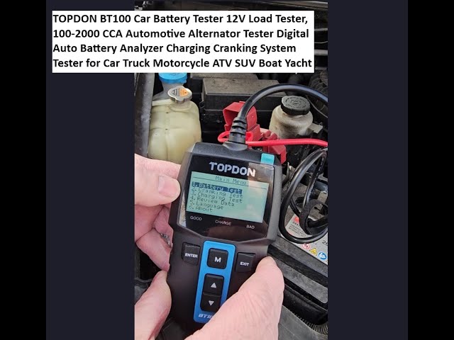 Topdon Battery Tester Analyzer BT20/ 50/100/200/300P