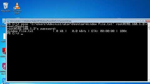 File Transfer Windows to Linux and Linux to Windows