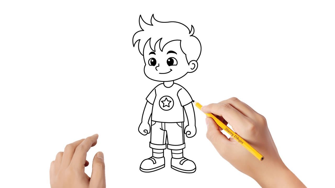 Detalle 32+ imagen dibujos a lapiz de niños