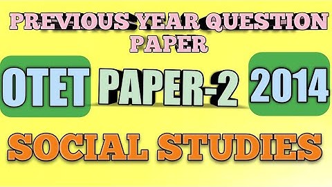 OTET|OTET 2022|OTET PAPER-2|PREVIOUS YEAR OTET PAPER-2|2014 SOLVED OTET PAPER|@StudyLecture