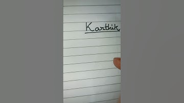 Karthik name signature style💥💥💥#diy#shorts#youtube