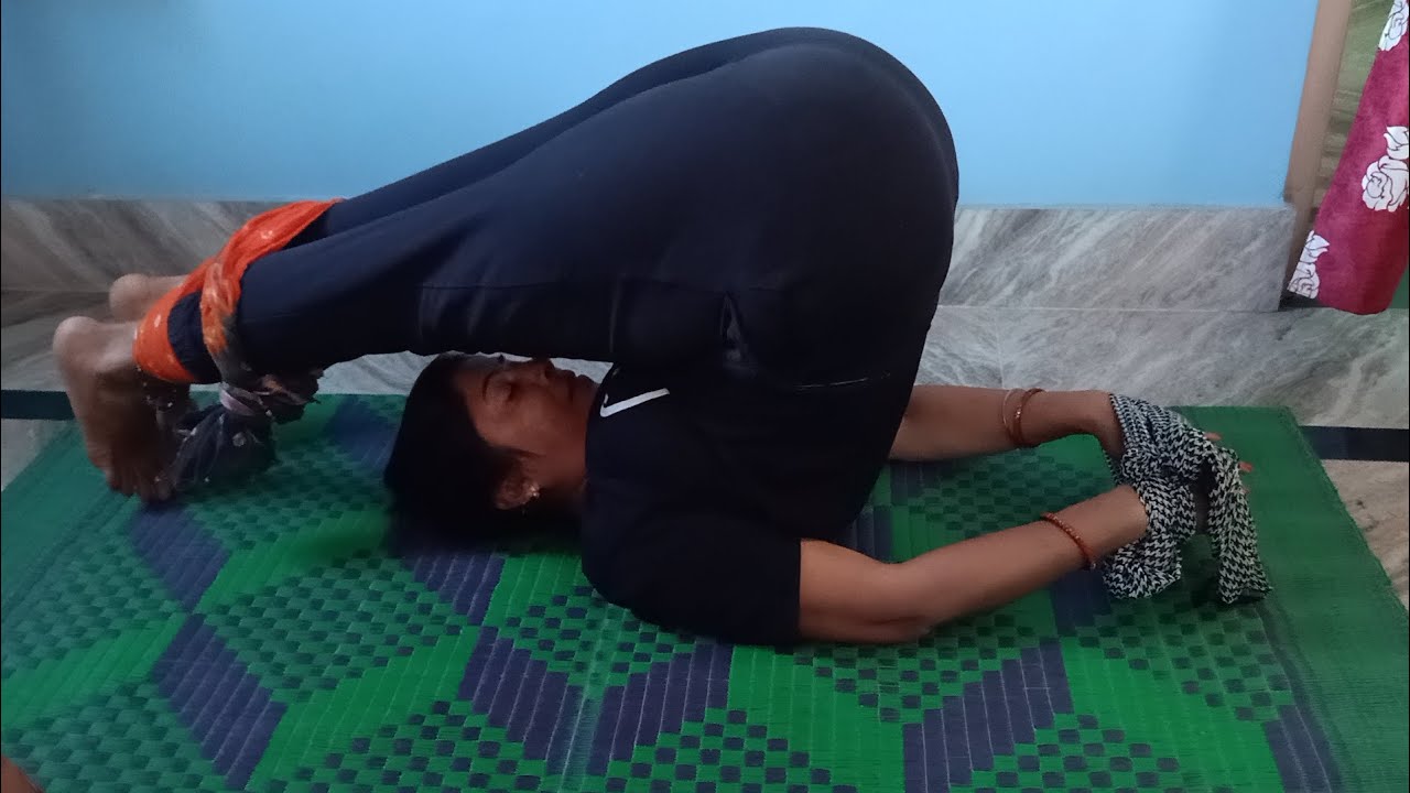 Hogtie challenge with yoga pose ( part 2) #hogtie challenge #yoga pose# ...