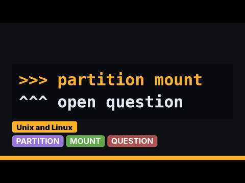 Unix & Linux: How to change mount points? (3 Solutions!!)