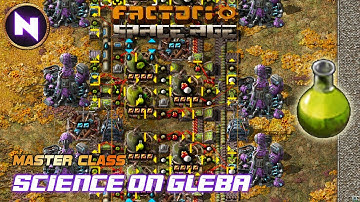 SCIENCE & DEFENSE on GLEBA (3:4) | Factorio Space Age MASTER CLASS