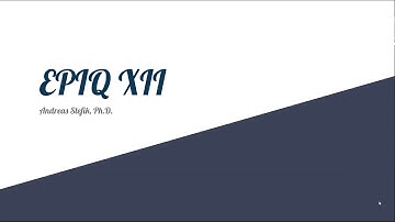 Welcome - Experience Programming in Quorum (EPIQ) 2021