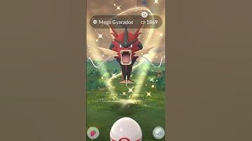 Got Shiny Mega Gyarados From Raid! #shorts #shiny #mega #catch #gyarados #dragon #ultragoo