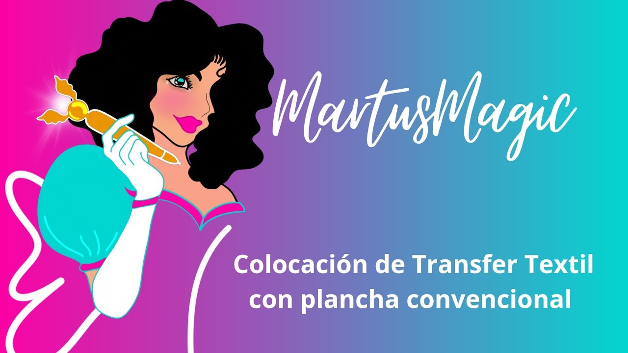 COLOCACIÓN DE TRANSFER TEXTIL - YouTube