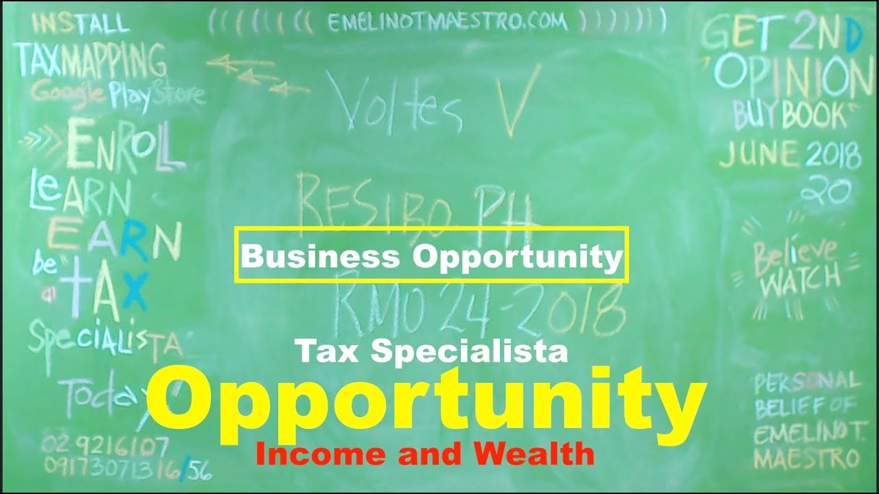 Business Opportunty as Tax Specialista, Register Now
