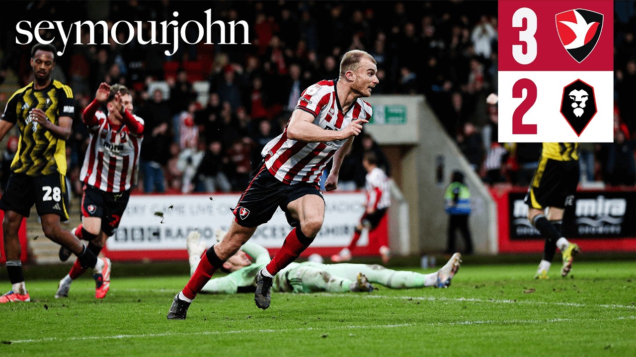 Match Highlights: Cheltenham Town 3-2 Salford City - Presented by Seymour John