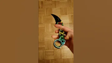 Karambit Knife Tricks And Aggresive Spinnning Tutorial Pro 