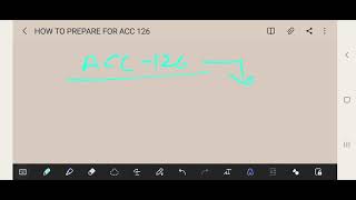 HOW TO PREPARE FOR ACC 126 WRITTEN EXAMINATION| ACC 126| FEB 2022|