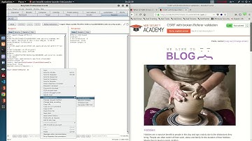 CSRF with broken Referer validation (Video solution)
