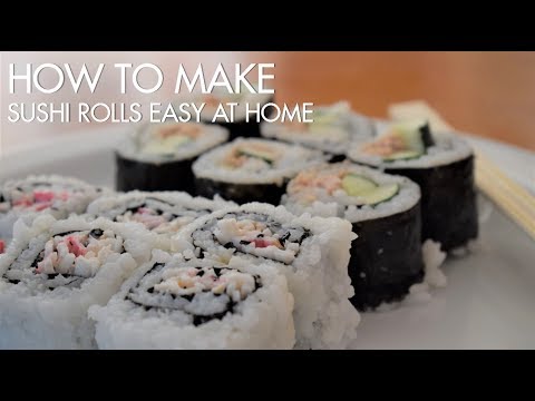 Βίντεο: Πώς να μαγειρέψετε σούσι και ψωμάκια
