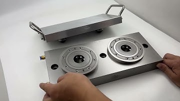 HPEDM  zero point Chuck for CNC machining  HE-R06675 #zeropointchuck #cncmahcining #pneumaticchuck