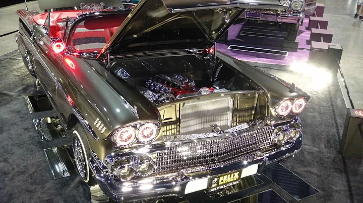 1958 Chevy Impala convertible low rider debut at L...