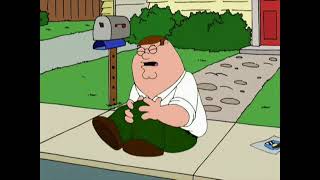 Peter hurts his knee