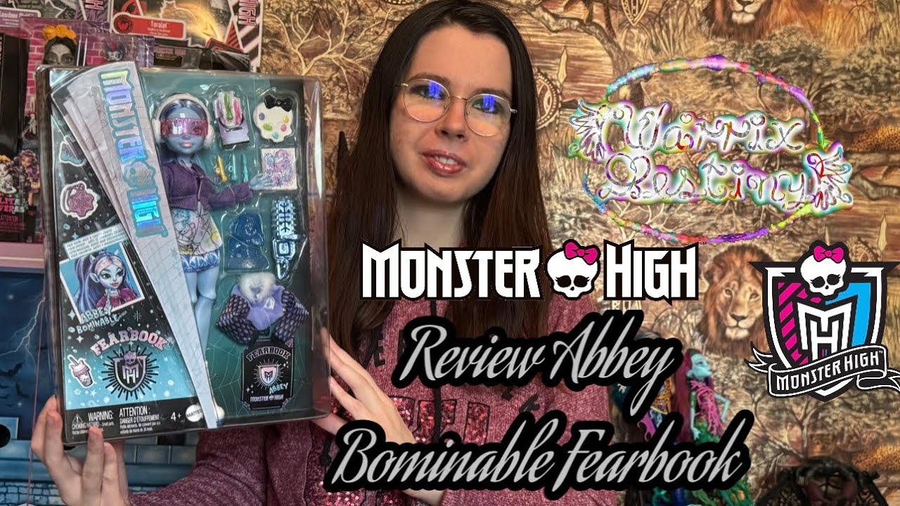 Review Poupée Monster High | Abbey Bominable Fearbook