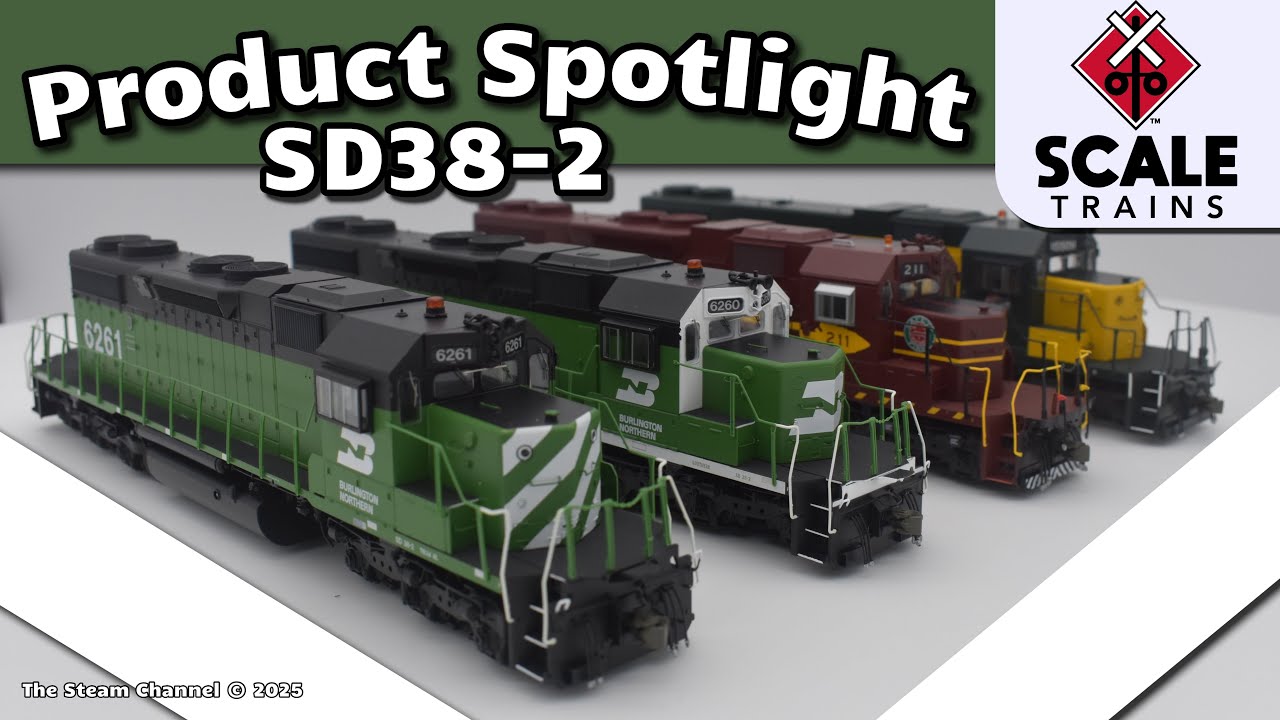 Prototype Precision in HO: Scale Trains Rivet Counter SD38-2