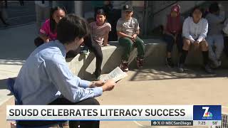 NBC 7 Story: San Diego Unified Celebrates Literacy Success