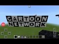 Minecraft Tutorial : How To Make Cartoon Network Logo Pixel Art