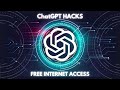 3 INSANE HACKS FOR ChatGPT! | FREE Internet Access