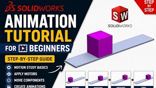 SolidWorks Animation Tutorial for Beginners | Step-by-Step Motion Study Guide 🚀 Wealth
