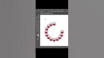 Short circle align trick in illustrator #shorts #viralshorts