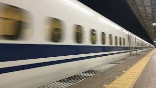 東海道新幹線N700系新富士駅発車