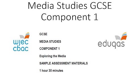 Eduqas Media Studies GCSE Component 1