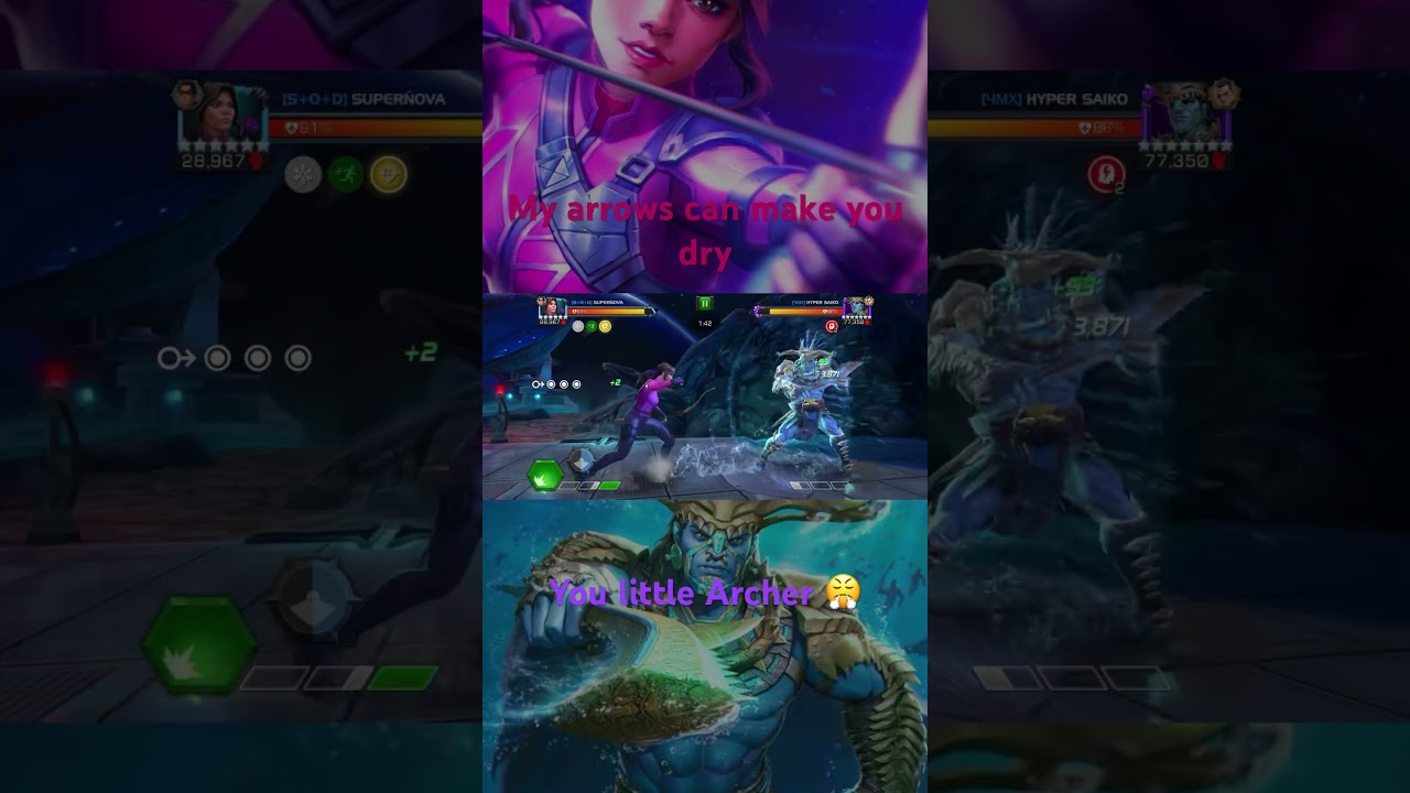 Archer kid knocks down the commander of ocean 