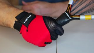 HEAD Leather Racquetball Glove with Web Extra Grip Unboxing and Review