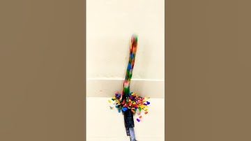 Dominos tower in reverse satisfying video 🤩#satisfyingvideo #dominos #ASMR #shorts