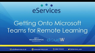 Getting Onto Microsoft Teams For Remote Learning