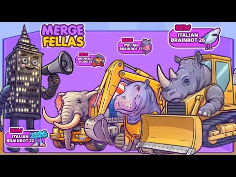 Merge Fellas NEW BOSS + BOSS ANOMALY ⁉️ New Anomaly 23, BRAINROT 22,17,26 - Update - The Max Level