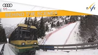 Commuting: part of the morning routine in Wengen | FIS Alpine