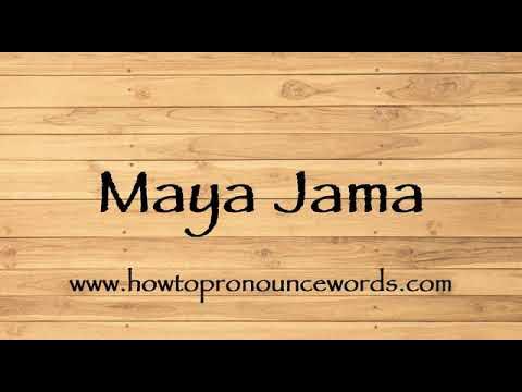 How To Pronounce Maya Jama ? How To say Maya Jama New Video - YouTube