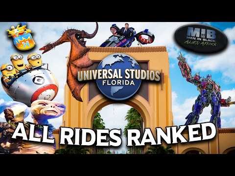 EVERY RIDE at Universal Studios Florida RANKED
