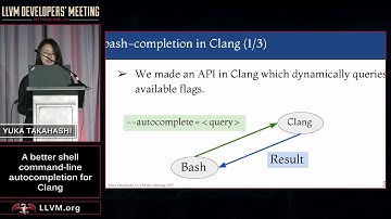 2017 LLVM Developers’ Meeting: Y. Takahashi “A better shell command-line autocompletion for clang”